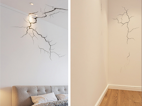 expert fissure : fissures dans plusieurs pièces en même temps