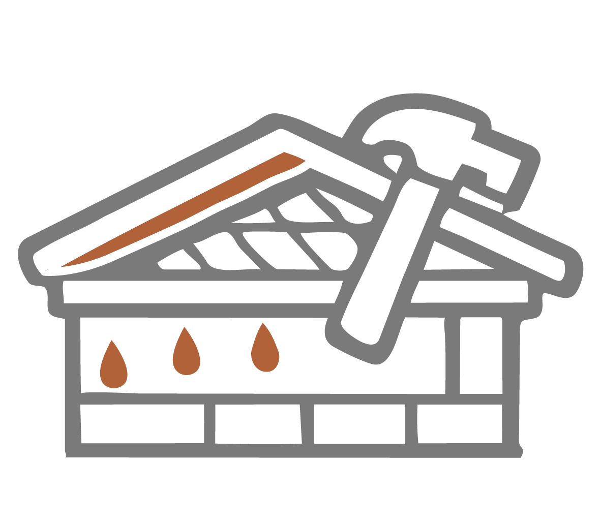 Picto toiture : défaut d’étanchéité et infiltration