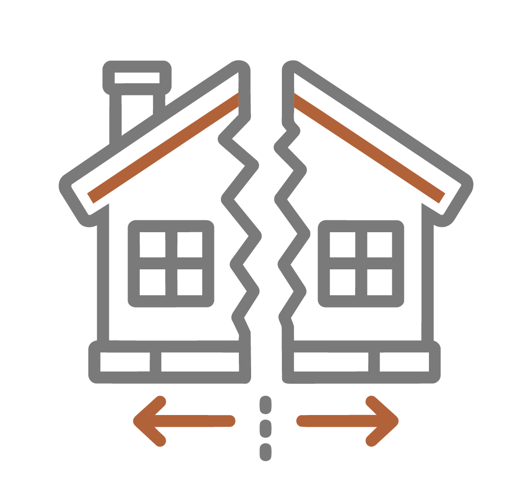 Illustration représentant l’expertise de valeur vénale d’un bien immobilier en cas de divorce, de séparation ou d’indivision