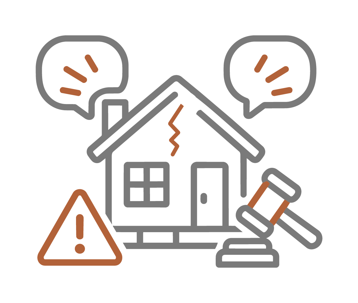 Illustration représentant l’expertise de valeur vénale d’un bien immobilier en cas de litige ou de désaccord