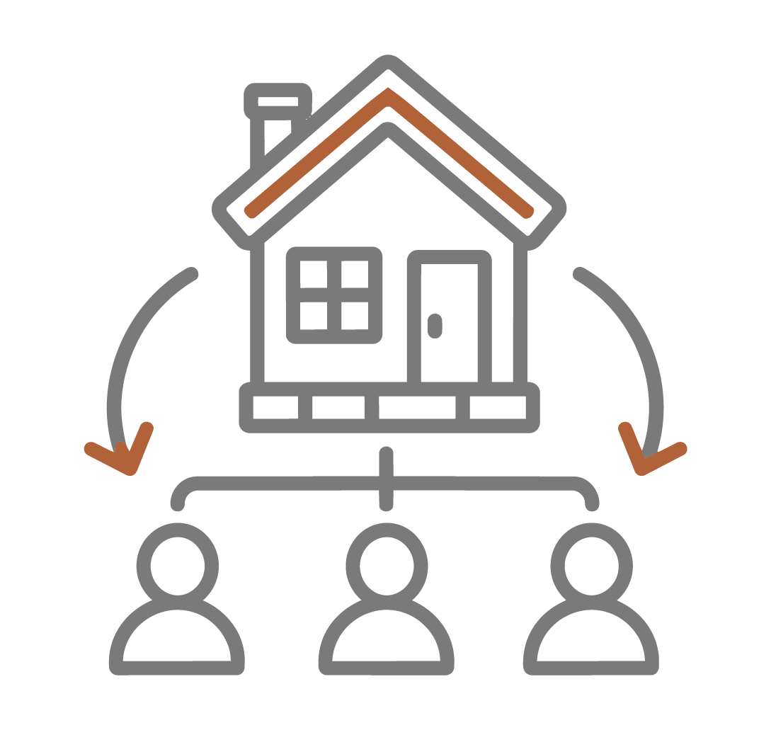 Illustration représentant l’expertise de valeur vénale d’un bien immobilier dans le cadre d’une succession, d’une donation ou d’un partage